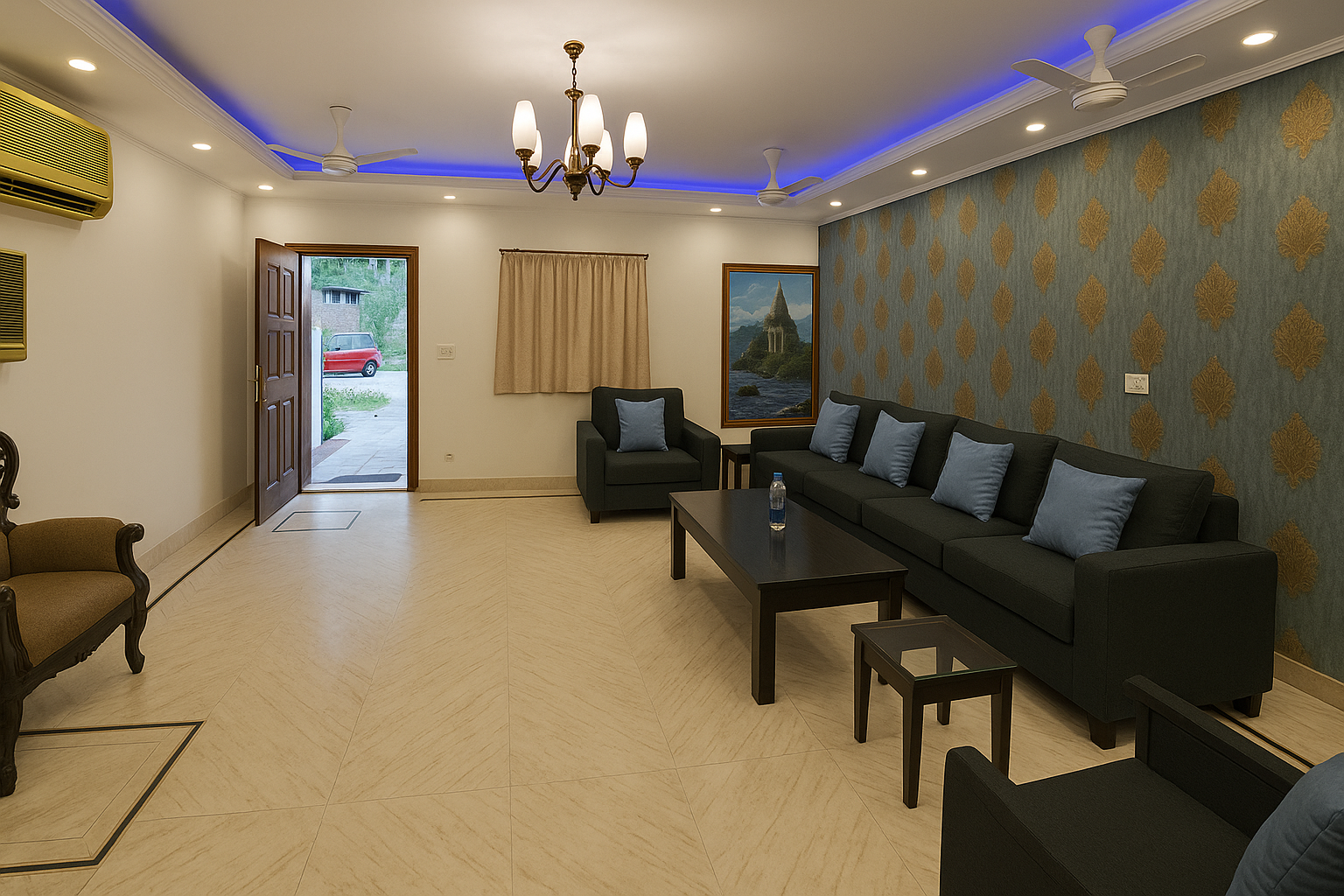 5 BHK + Servant Room Villa For Rent in C8 Vasant Kunj