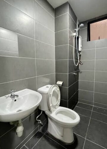 Bathroom in 1 BHK Builder Floor at Khanpur – for Rent