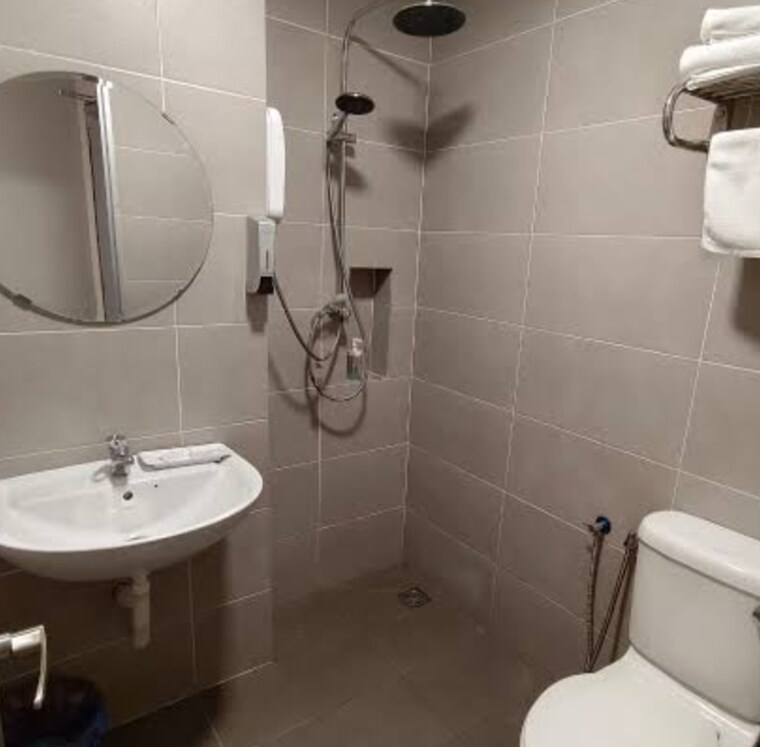 Bathroom, rattan-apartment 2 Bedroom 700 Sq.Ft. Builder Floor In Khanpur Delhi 8688056