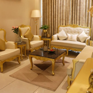 Living Room in 3 BHK Apartment at Green Valley Residencia, Nagla Road – for Sale