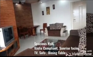 Living Room in 2 BHK Apartment at Vardhman Gardens, Balkum Pada – for Rent
