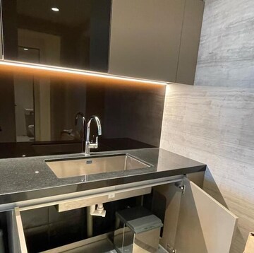 Kitchen in 4 BHK Apartment at Lodha World View, Worli – for Rent