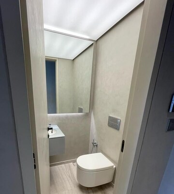 Bathroom in 4 BHK Apartment at Lodha World View, Worli – for Rent