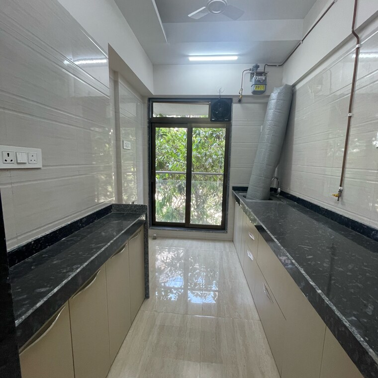 Kitchen, je-and-vee-om-trimurti 1 Bedroom 395 Sq.Ft. Apartment In Dindoshi Mumbai 8688215