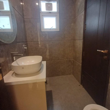 Bathroom in 3 BHK Builder Floor at Nehru Enclave – for Rent
