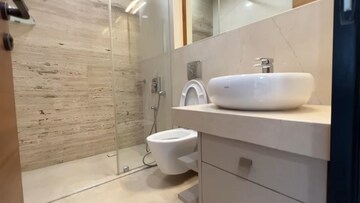 Bathroom in 4 BHK Apartment at Omkar 1973, Worli – for Rent