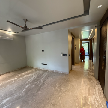 Living Room in 3 BHK Builder Floor at Kalkaji – for Rent