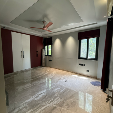 Bedroom in 3 BHK Builder Floor at Kalkaji – for Rent