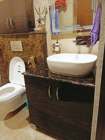 Bathroom in 4 BHK Builder Floor at Ansal Plaza Sector-23, Sector 23 – for Rent