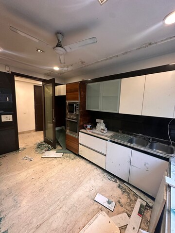 Kitchen in 4 BHK Builder Floor at East Of Kailash – for Rent