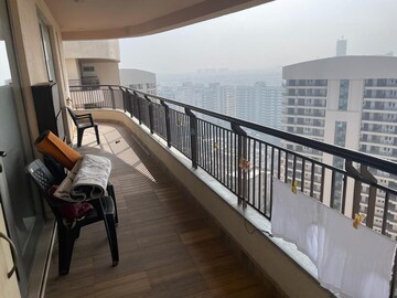 Balcony in 3 BHK Apartment at Chintels Serenity, Sector 109 – for Rent