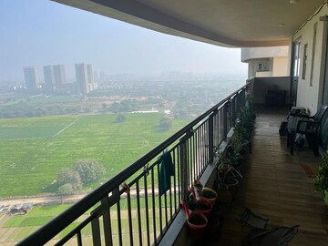 Balcony in 3 BHK Apartment at Chintels Serenity, Sector 109 – for Rent