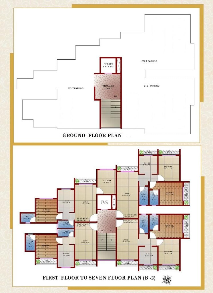Floor Plan, shahapur 2 Bedroom 701 Sq.Ft. Apartment In Shahapur Thane 8688584