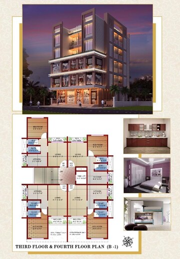 Floor Plan in 2 BHK Apartment at Shahapur – for Sale