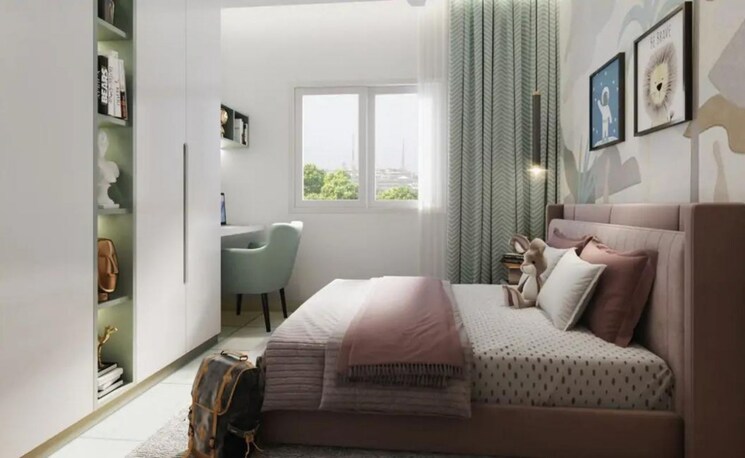 Bedroom, mogappair 3 Bedroom 1370 Sq.Ft. Apartment In Mogappair Chennai 8686246