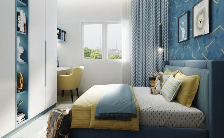 Bedroom, mogappair 3 Bedroom 1370 Sq.Ft. Apartment In Mogappair Chennai 8686246