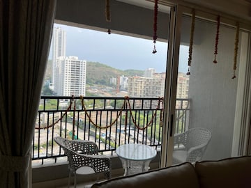 Balcony in 2 BHK Apartment at Supreme Estia Phase 1, Baner – for Rent