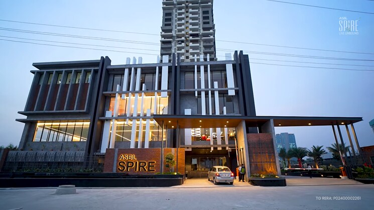 Exterior View, asbl-spire 3 Bedroom 2120 Sq.Ft. Apartment In Kokapet Hyderabad 8688661