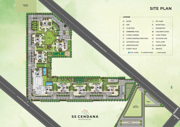 Master Plan, ss-cendana 3 Bedroom 1450 Sq.Ft. Apartment In Sector 83 Gurgaon 8688704