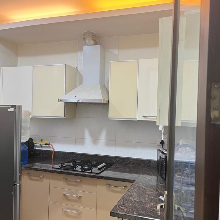 Kitchen, hauz khas 3 Bedroom 1800 Sq.Ft. Builder Floor In Hauz Khas Delhi 8688813