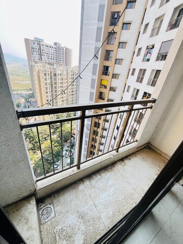 Balcony in 1 BHK Apartment at Sunteck Maxxworld, Naigaon East – for Rent