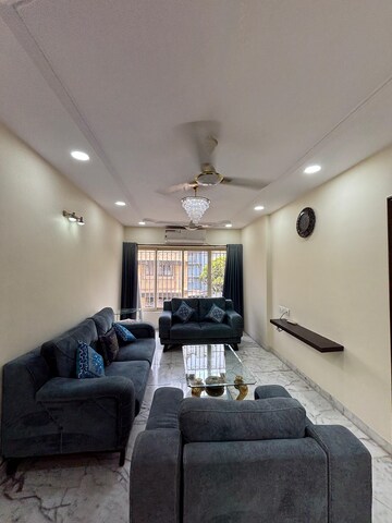 Living Room in 3 BHK Apartment at Raheja Skylark Apartment, Bandra West – for Rent