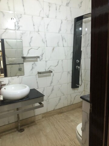 Bathroom in 2 BHK Builder Floor at Rajouri Garden – for Rent