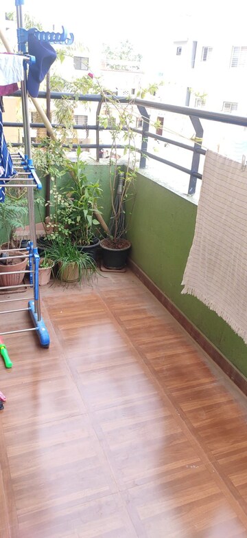Balcony in 2 BHK Apartment at Sollanaa Apartment, Thergaon – for Rent