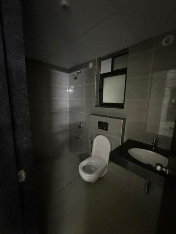 Bathroom in 2 BHK Apartment at Shapoorji Pallonji Sensorium, Hinjewadi – for Rent