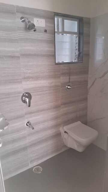 Bathroom in 1 BHK Apartment at Shree Krishna Daffodil Heights, Bhandup West – for Sale
