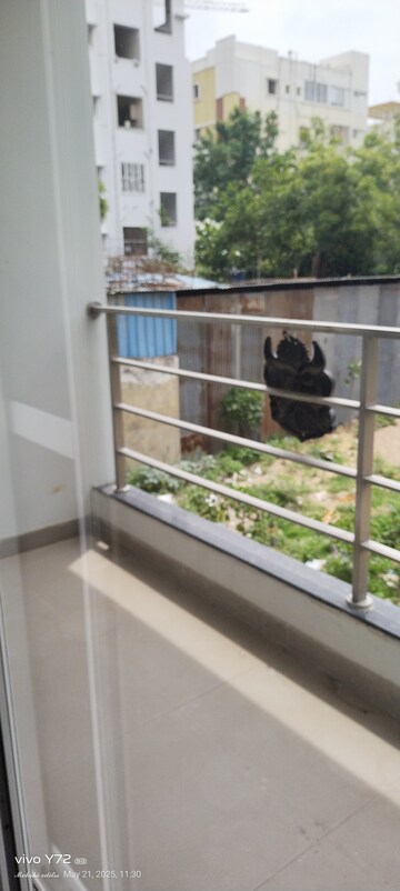 Balcony in 4 BHK Apartment at Pavani Laxmi Nivas, Madhapur – for Rent