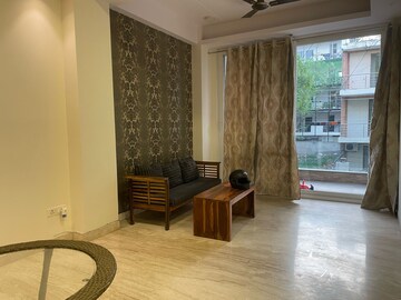 Living Room in 3 BHK Apartment at Ansal Sushant Lok I, Sector 43 – for Rent