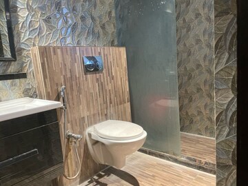 Bathroom in 3 BHK Apartment at Ansal Sushant Lok I, Sector 43 – for Rent