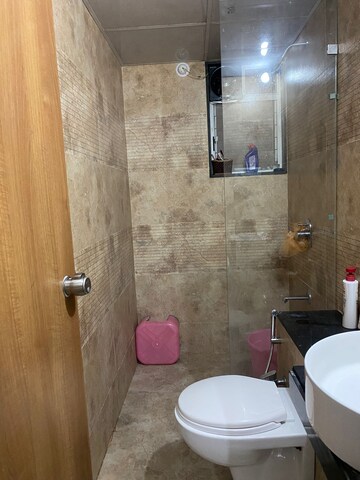 Bathroom in 2 BHK Apartment at Nyati Elysia, Kharadi – for Rent