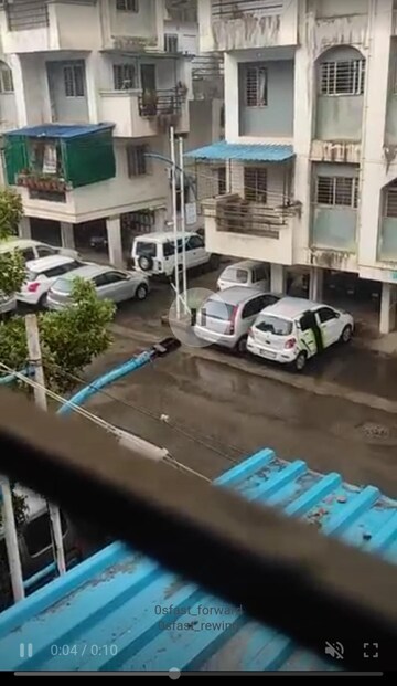 Balcony in 1 BHK Apartment at Sai Raj Residency, Pimple Gurav – for Rent
