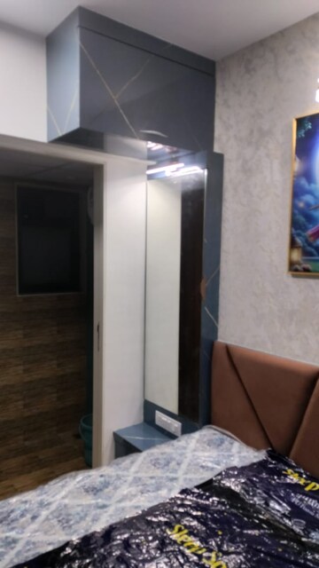 Bedroom in 1 BHK Apartment at Lodha Crown Quality Homes, Majiwada – for Rent