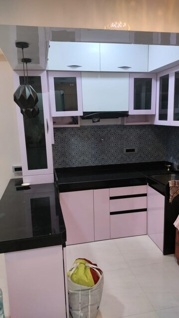 Kitchen in 1 BHK Apartment at Lodha Crown Quality Homes, Majiwada – for Rent