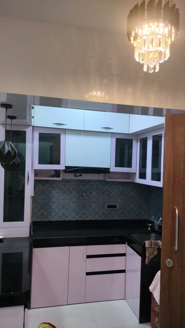 Kitchen in 1 BHK Apartment at Lodha Crown Quality Homes, Majiwada – for Rent