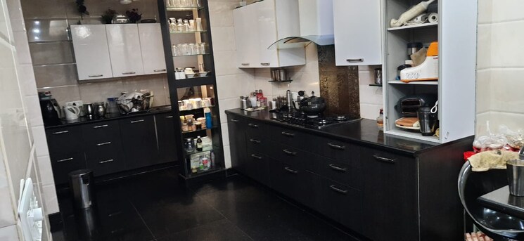 Kitchen, rajouri garden 3 Bedroom 200 Sq.Yd. Builder Floor In Rajouri Garden Delhi 8689491