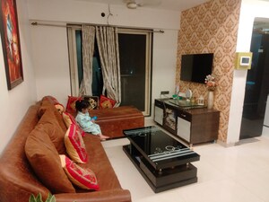 Living Room in 2 BHK Apartment at Highland Annex, Majiwada – for Sale