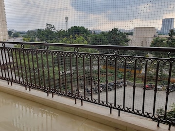 Balcony in 3 BHK Apartment at Hiranandani Lake Verandahs, Bilekahalli – for Rent