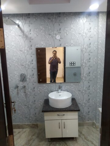 Bathroom in 2 BHK Builder Floor at Rajouri Garden – for Rent