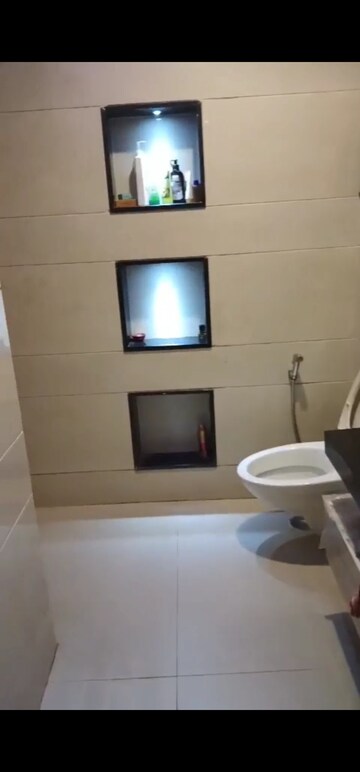 Bathroom in 3 BHK Apartment at Raheja Vedaanta, Sector 108 – for Rent