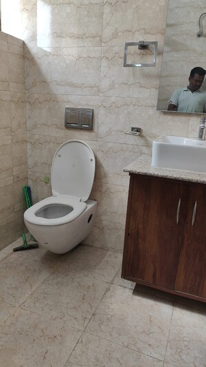 Bathroom in 3 BHK Builder Floor at Dayanand Colony – for Sale