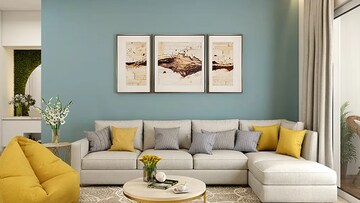 Living Room in 3 BHK Apartment at Rishita Mulberry Heights, Sushant Golf City – for Sale