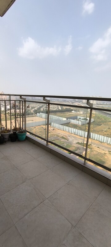 Balcony in 3 BHK Apartment at Conscient Heritage Max, Sector 102 – for Rent