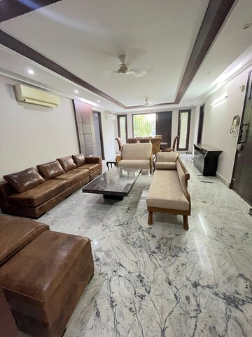 Living Room in 4 BHK Builder Floor at Kalkaji – for Rent