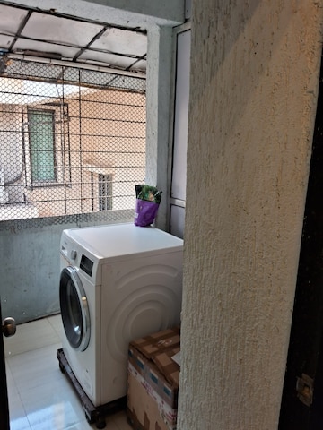 Balcony in 2.5 BHK Apartment at Neptune Living Point, Bhandup West – for Rent