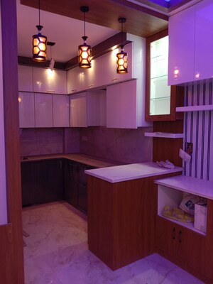 Kitchen in 3 BHK Builder Floor at Divya Kunj, Niti Khand – for Sale