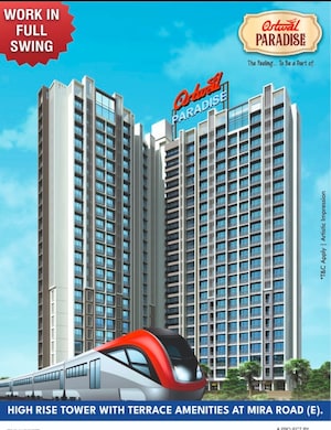 1 BHK Apartment For Sale in Shree Ostwal Paradise, Mira Road